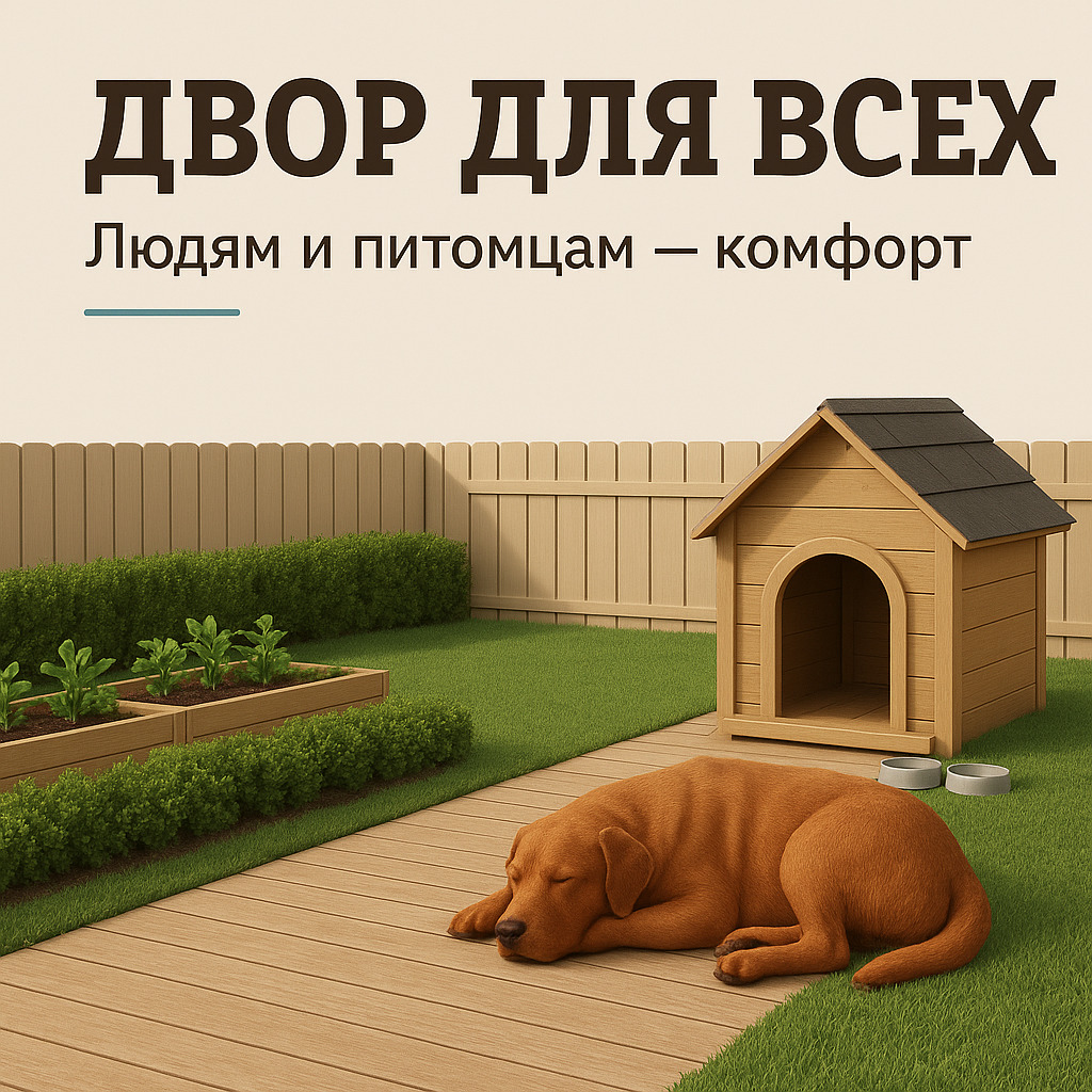 Участок, на котором удобно и людям, и животным: с чего начать