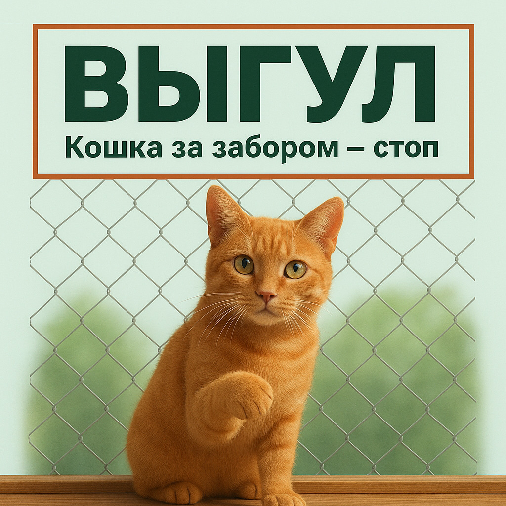 Кошка исчезает за забором: чем заменить свободный выгул