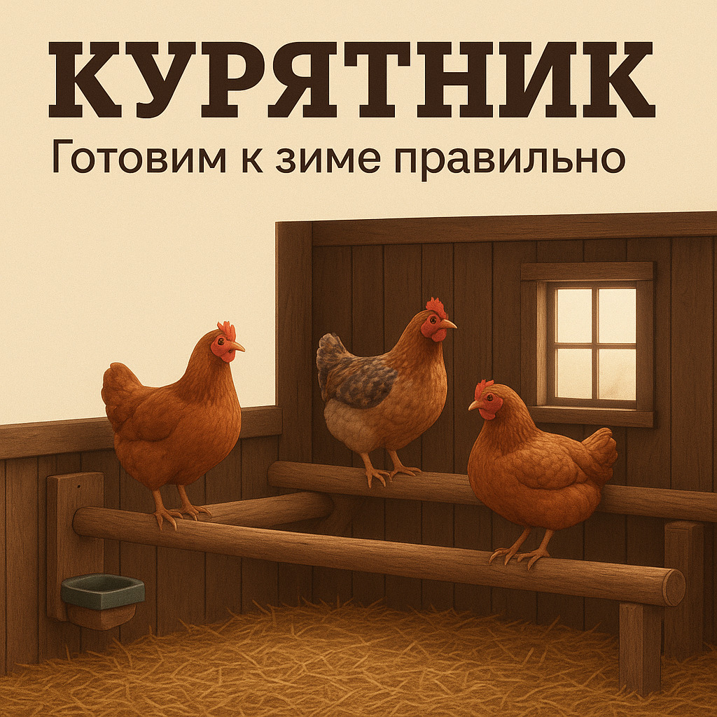 Курятник к холодам: сухость, вентиляция и доступ к воде