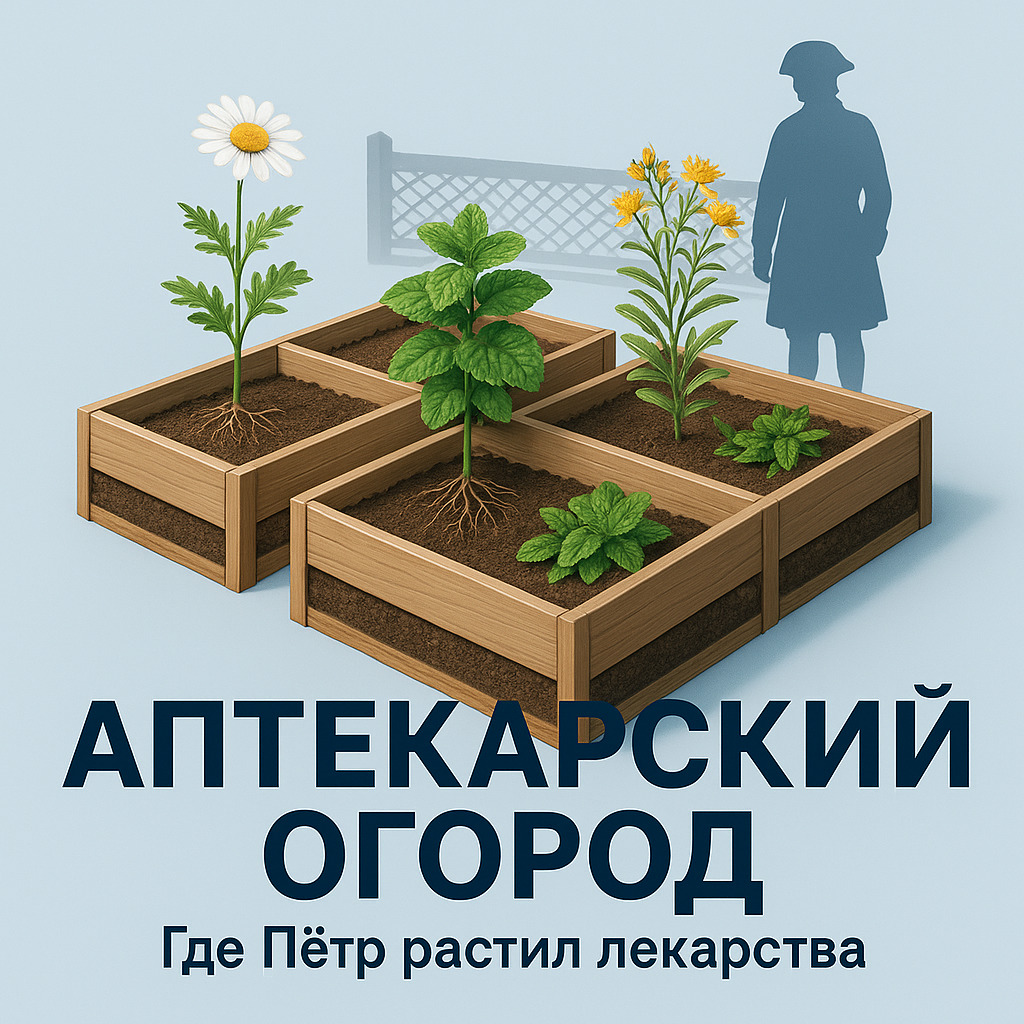 Аптекарский огород Петра I: зачем в Москве выращивали лекарства