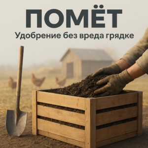 Куриный помёт: как хранить и готовить к использованию на грядках