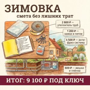 Сколько стоит закрыть дачу на зиму: смета по пунктам