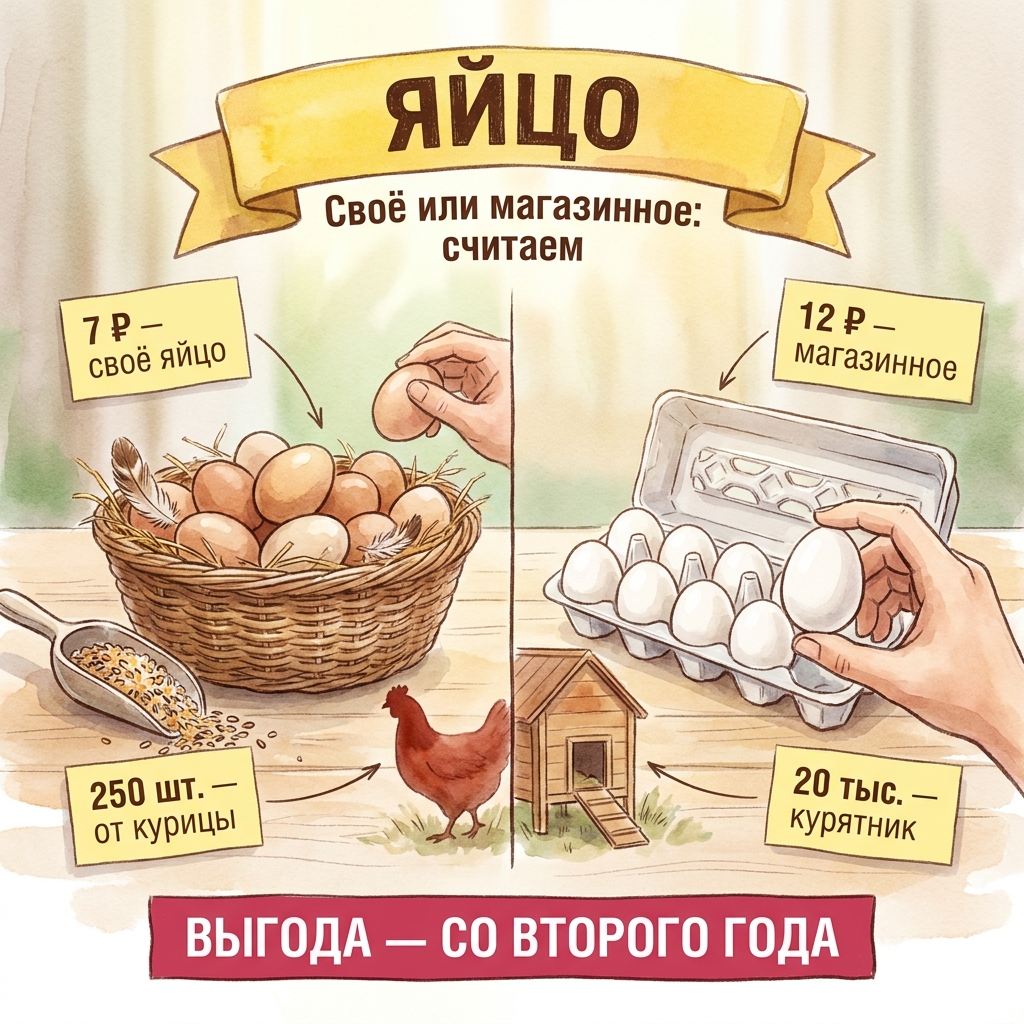 Дешевле держать кур самому или покупать яйца: считаем