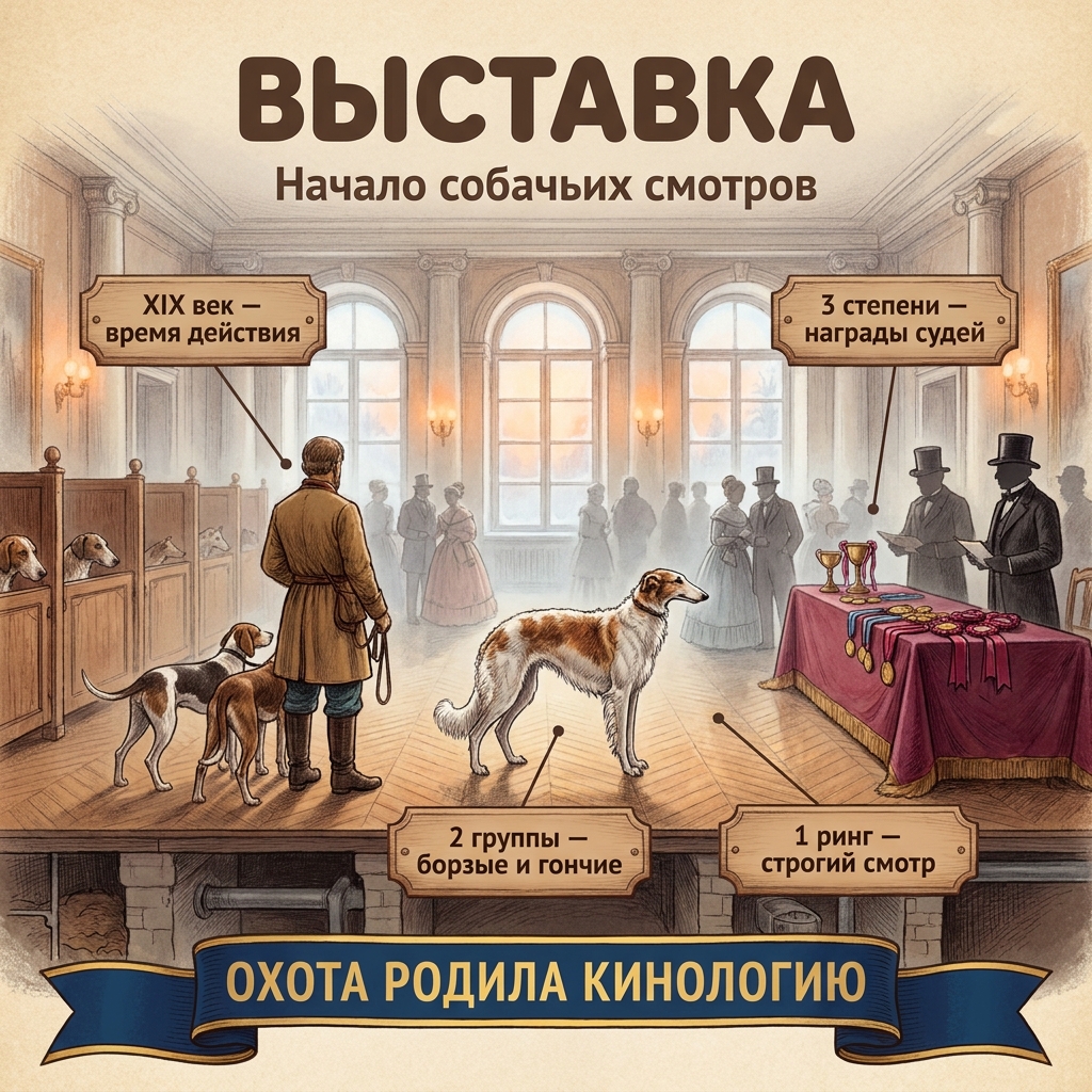 Первая в России собачья выставка: как это было в Петербурге